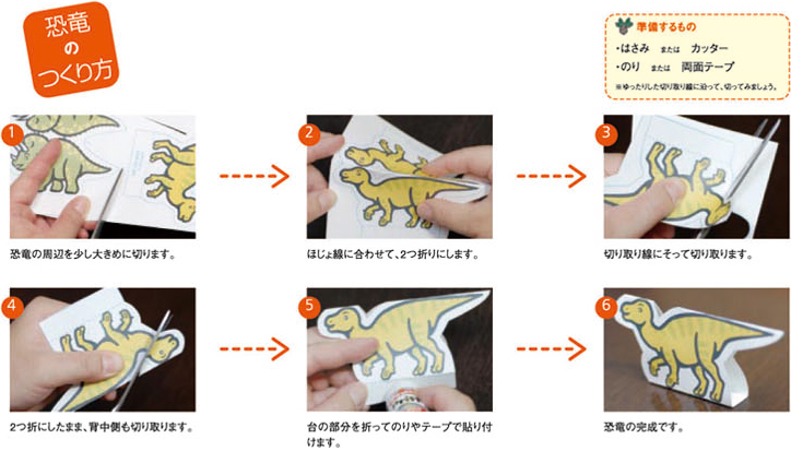 恐竜の作り方