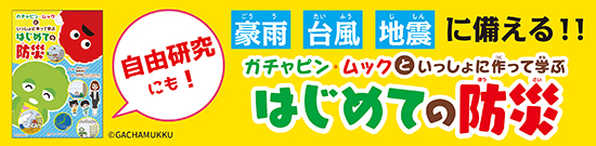 ガチャピン・ムックといっしょに作って学ぶはじめての防災